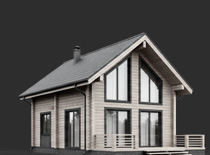 дома из клееного бруса